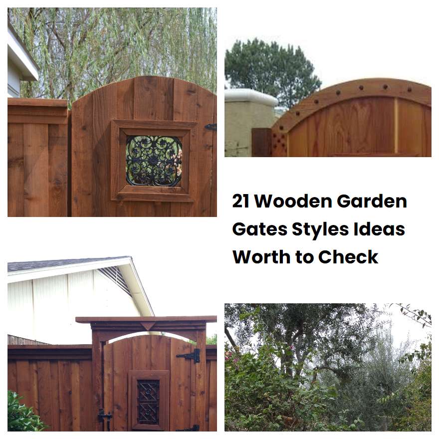 21 Wooden Garden Gates Styles Ideas Worth to Check