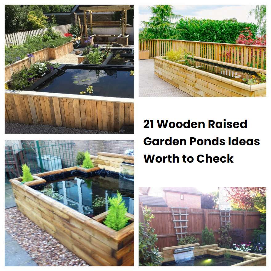 21 Wooden Raised Garden Ponds Ideas Worth to Check SharonSable