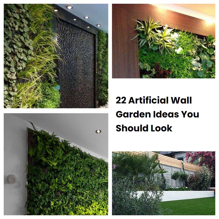 22 Artificial Wall Garden Ideas You Should Look