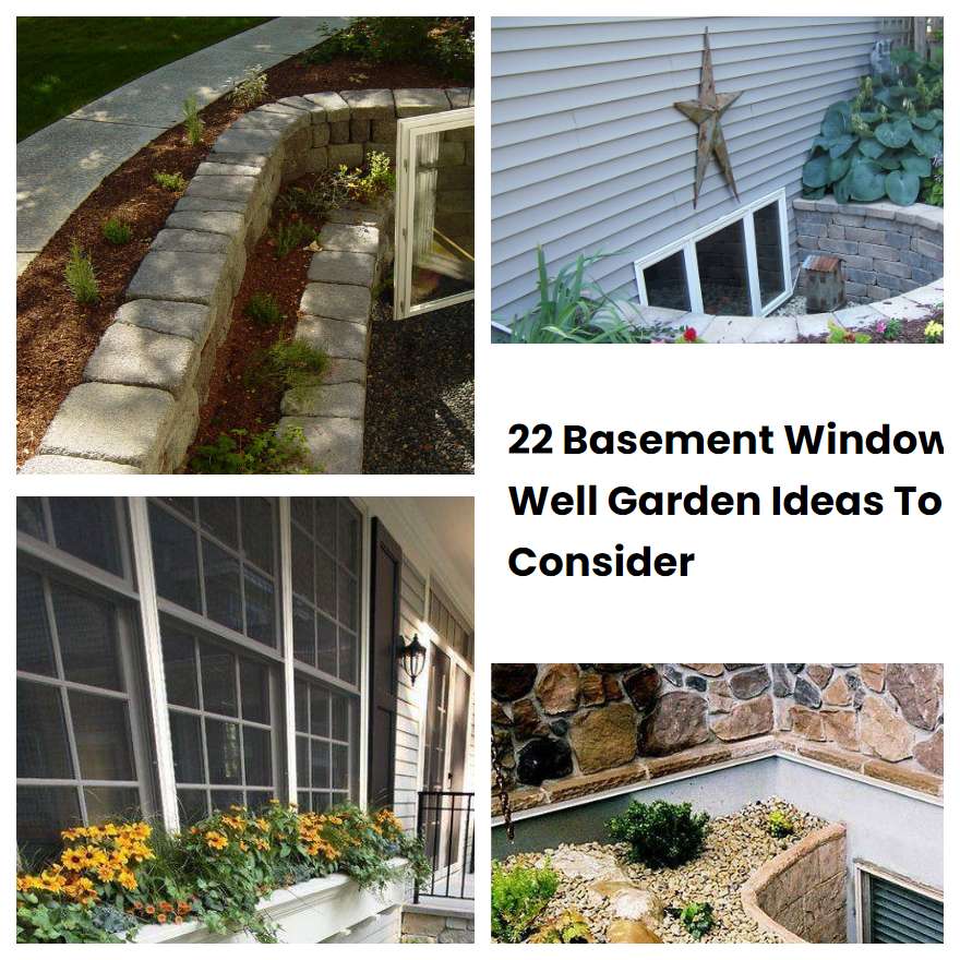 22 Basement Window Well Garden Ideas To Consider SharonSable