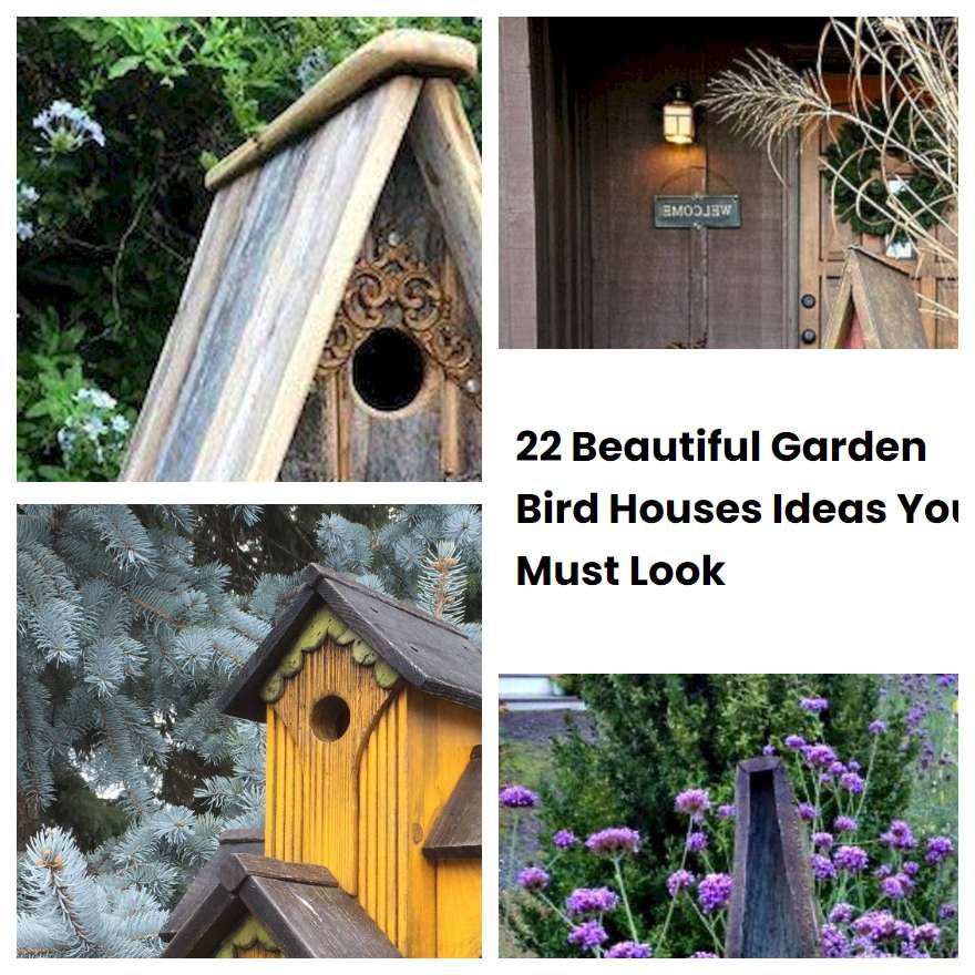 22 Beautiful Garden Bird Houses Ideas You Must Look