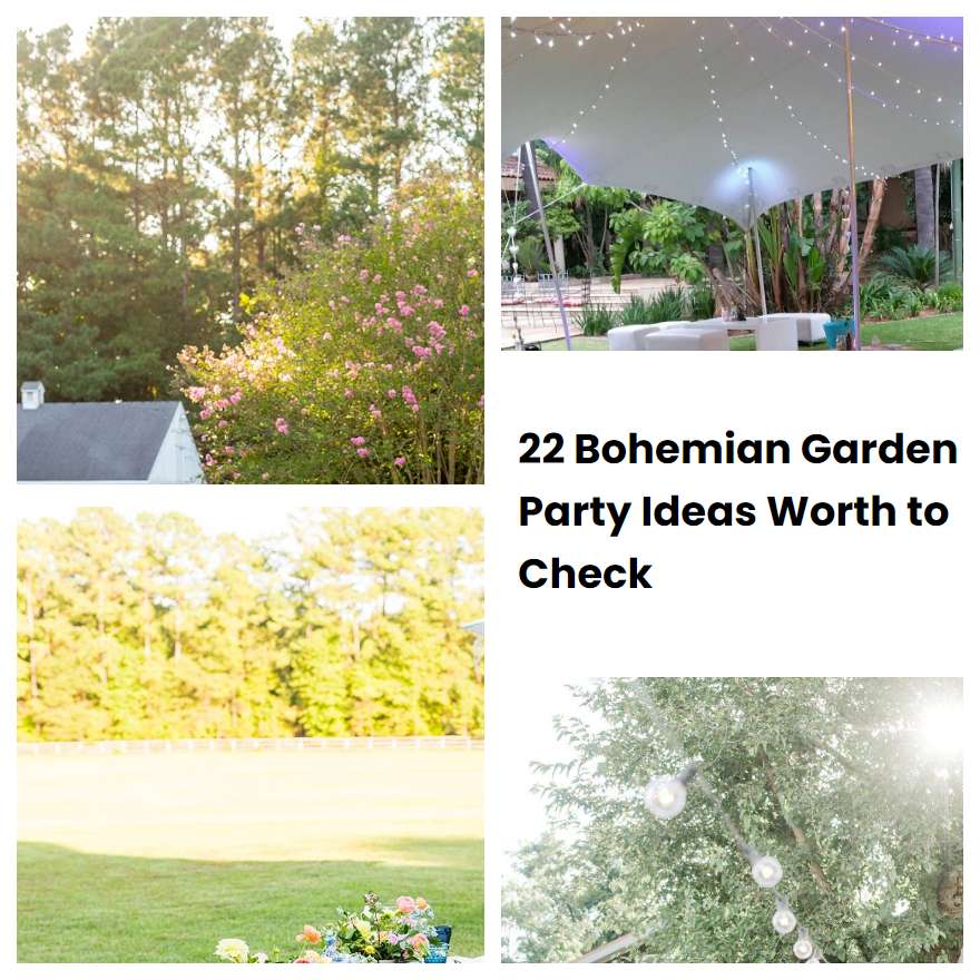 22 Bohemian Garden Party Ideas Worth to Check