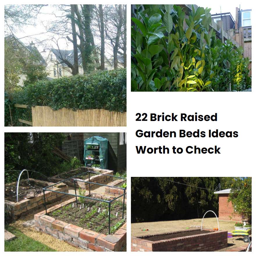 22 Brick Raised Garden Beds Ideas Worth to Check SharonSable