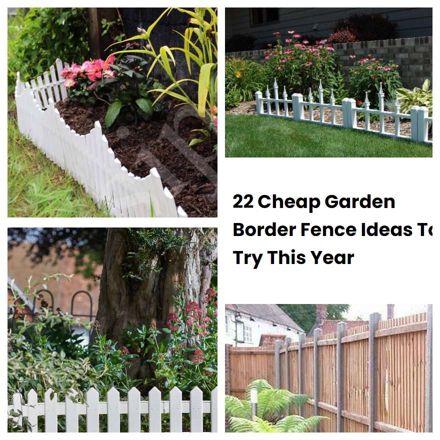 22 Cheap Garden Border Fence Ideas To Try This Year SharonSable