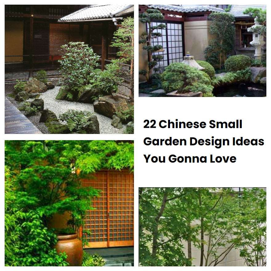 22 Chinese Small Garden Design Ideas You Gonna Love