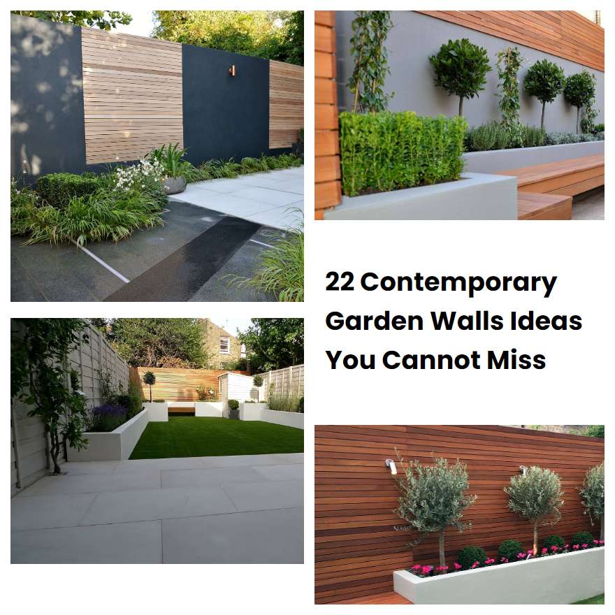 22 Contemporary Garden Walls Ideas You Cannot Miss