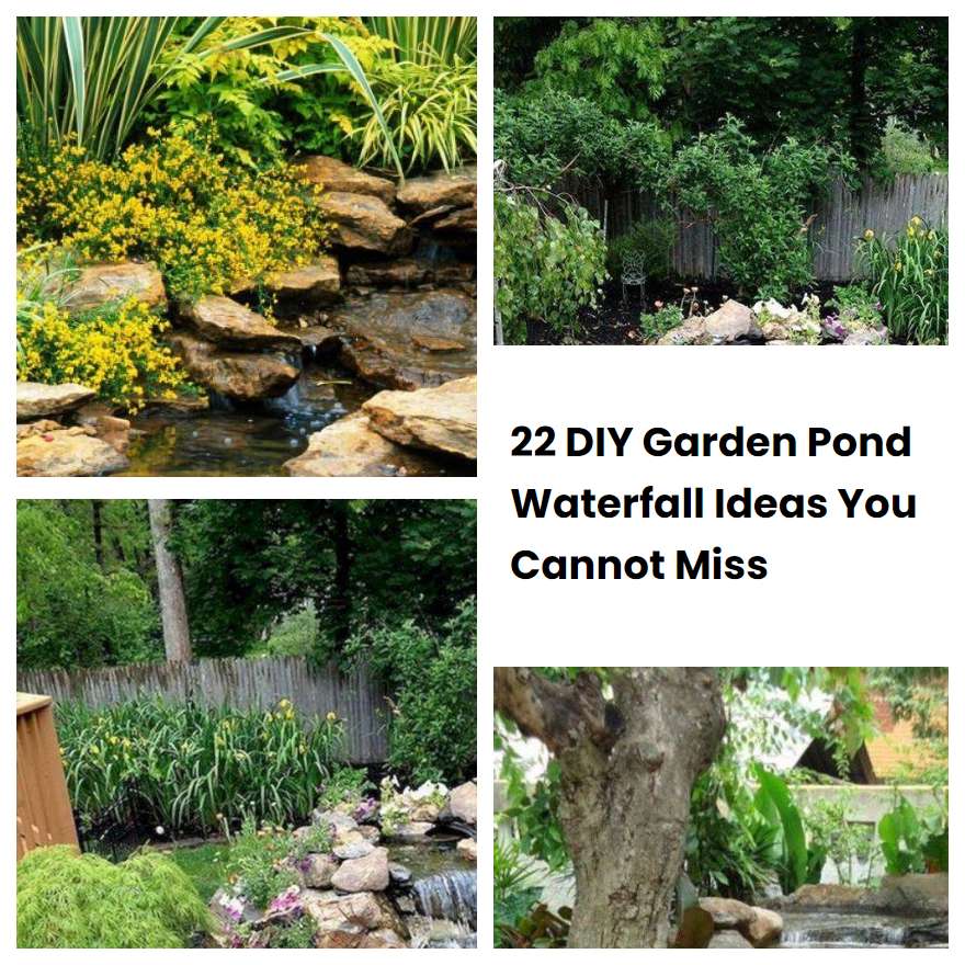 22 DIY Garden Pond Waterfall Ideas You Cannot Miss SharonSable