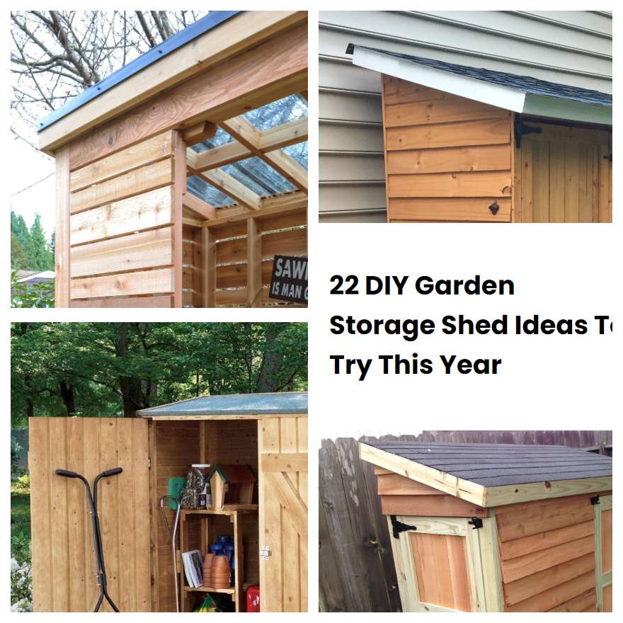 22 DIY Garden Storage Shed Ideas To Try This Year