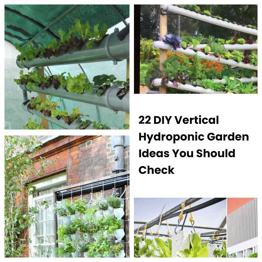 22 DIY Vertical Hydroponic Garden Ideas You Should Check | SharonSable