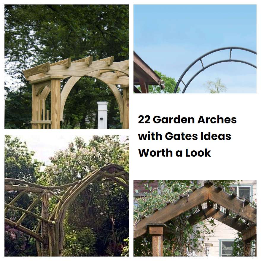 22 Garden Arches with Gates Ideas Worth a Look