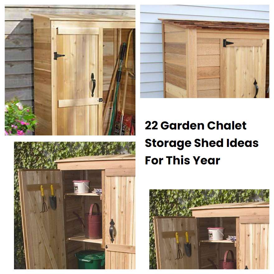 22 Garden Chalet Storage Shed Ideas For This Year SharonSable