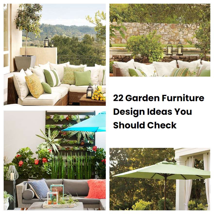 22 Garden Furniture Design Ideas You Should Check