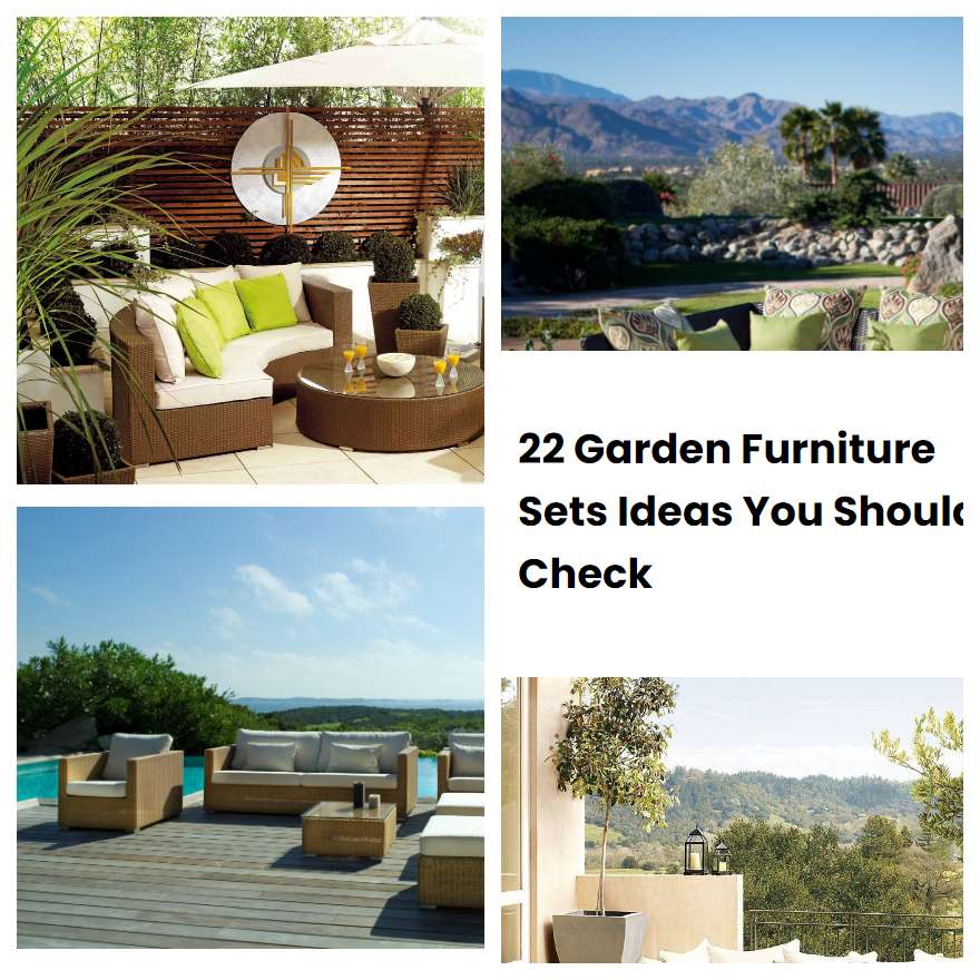 22 Garden Furniture Sets Ideas You Should Check