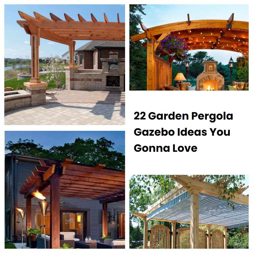 22 Garden Pergola Gazebo Ideas You Gonna Love