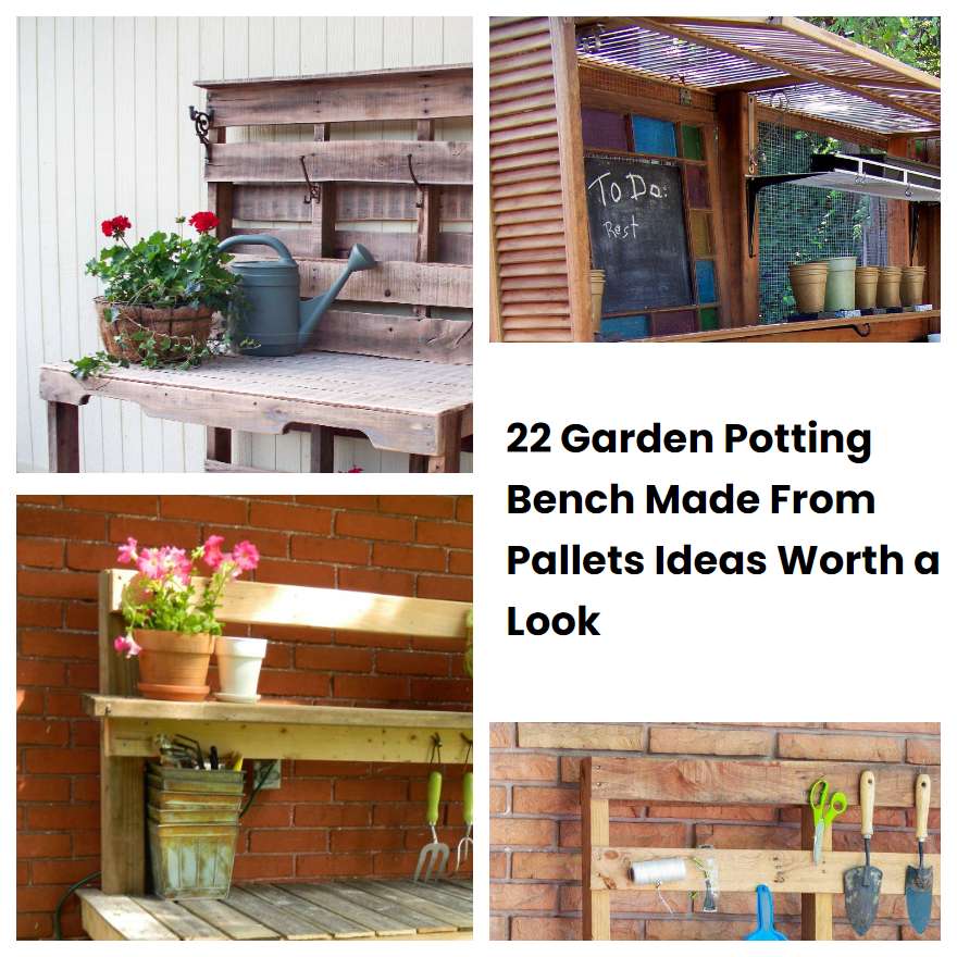 22 Garden Potting Bench Made From Pallets Ideas Worth a Look