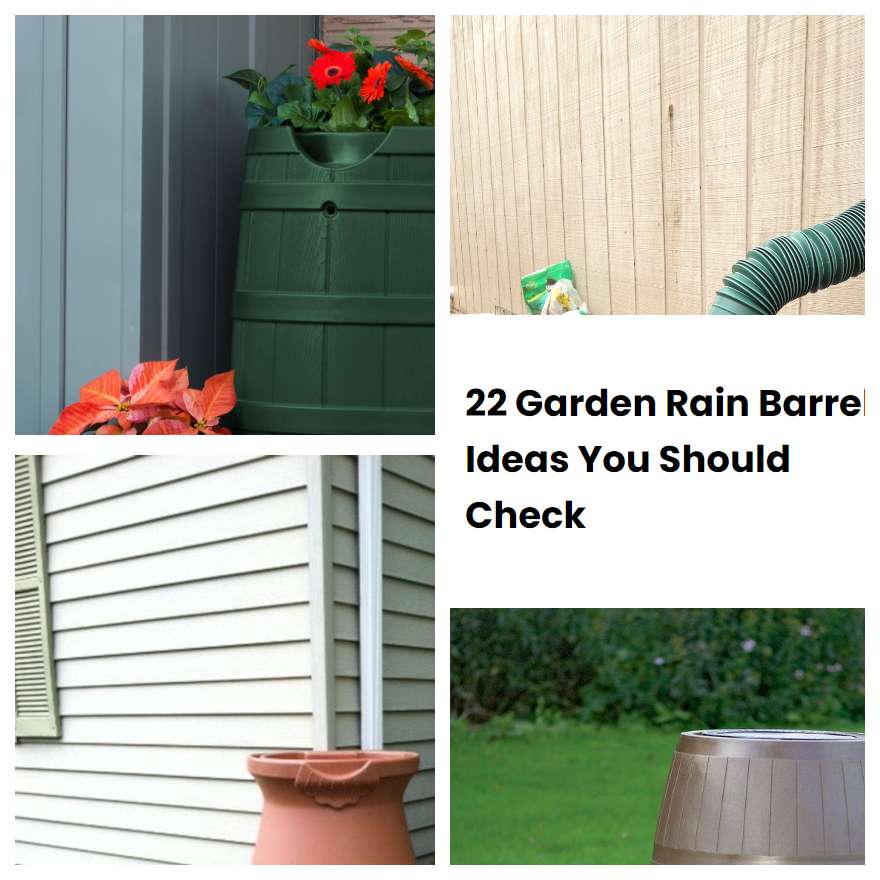 22 Garden Rain Barrel Ideas You Should Check