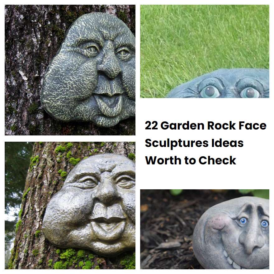 22 Garden Rock Face Sculptures Ideas Worth to Check SharonSable
