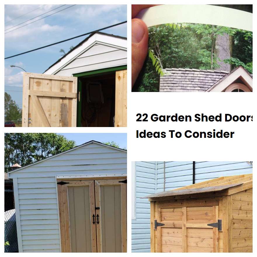 22 Garden Shed Doors Ideas To Consider SharonSable