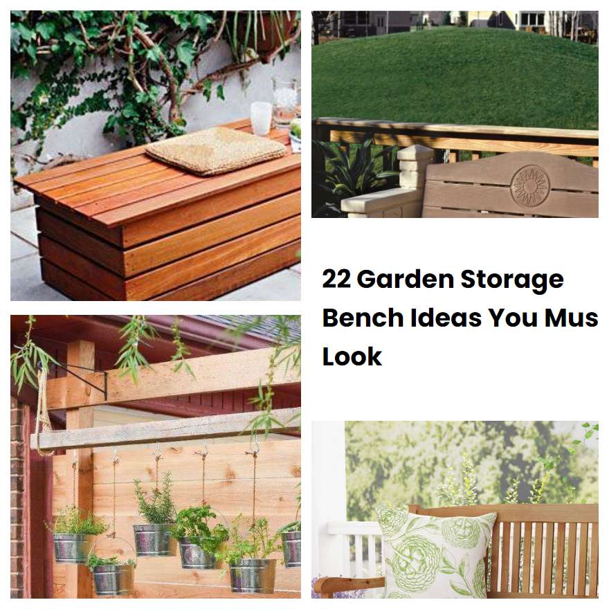 22 Garden Storage Bench Ideas You Must Look SharonSable