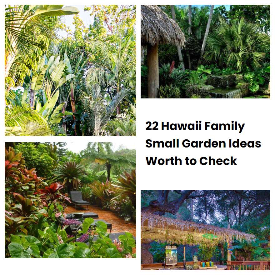 22 Hawaii Family Small Garden Ideas Worth to Check