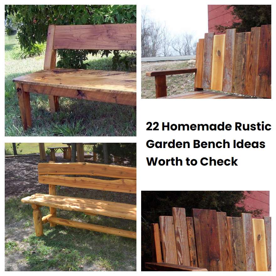 22 Homemade Rustic Garden Bench Ideas Worth to Check SharonSable