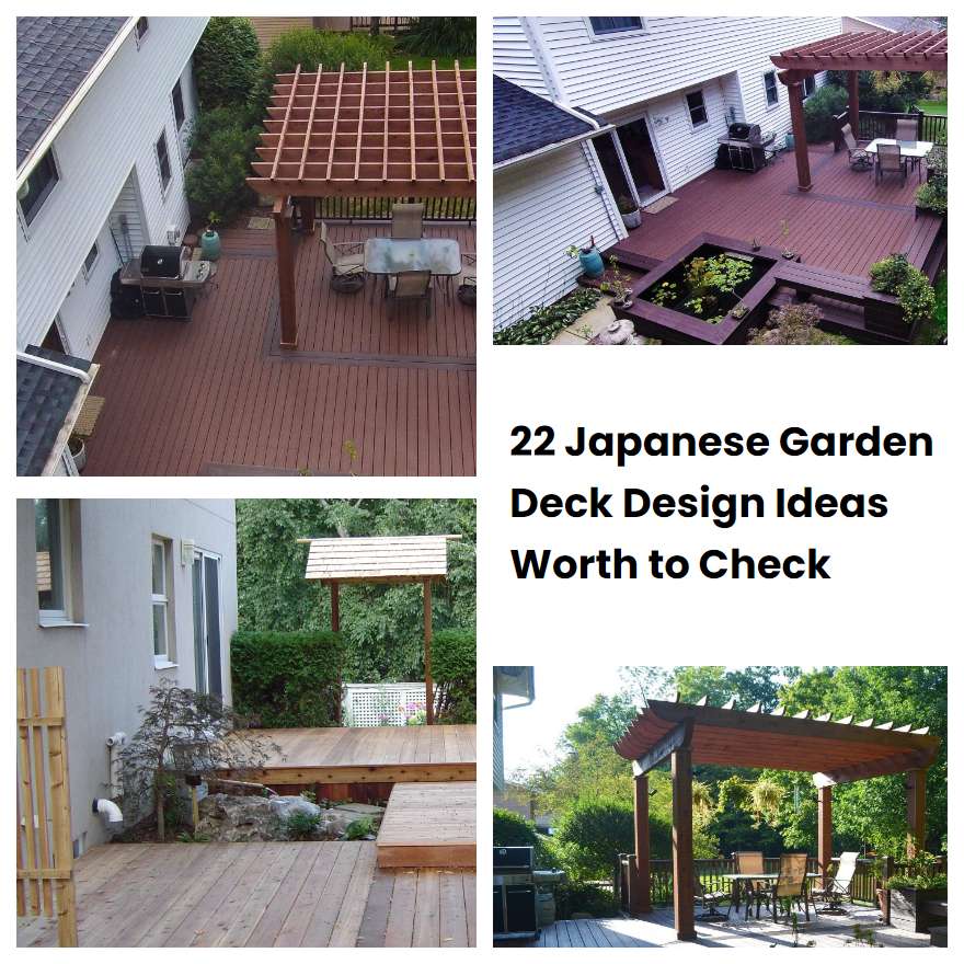 22 Japanese Garden Deck Design Ideas Worth to Check SharonSable