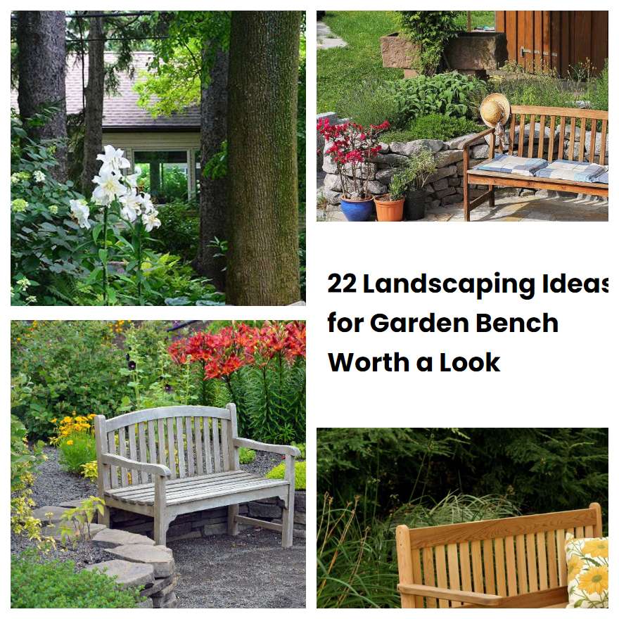 22 Landscaping Ideas for Garden Bench Worth a Look SharonSable
