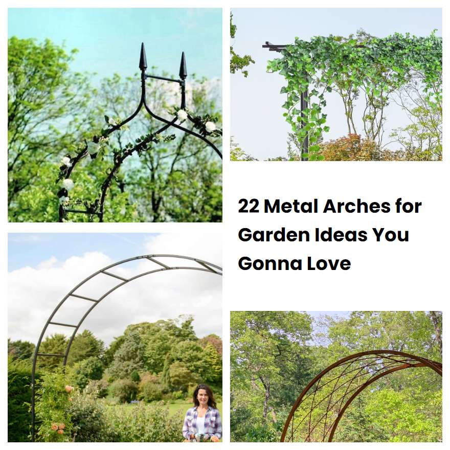 22 Metal Arches for Garden Ideas You Gonna Love