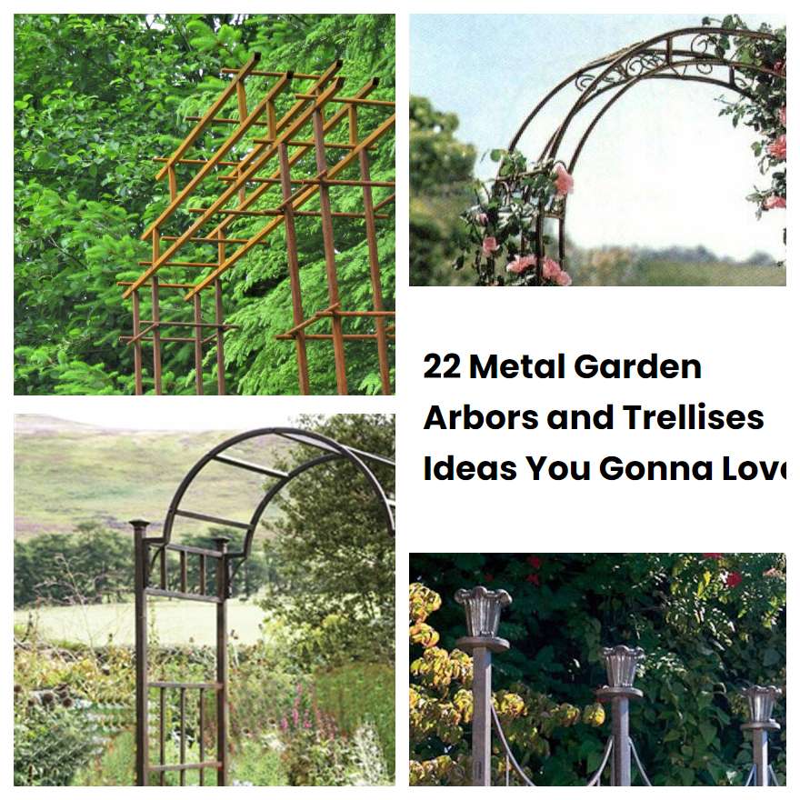 22 Metal Garden Arbors and Trellises Ideas You Gonna Love SharonSable