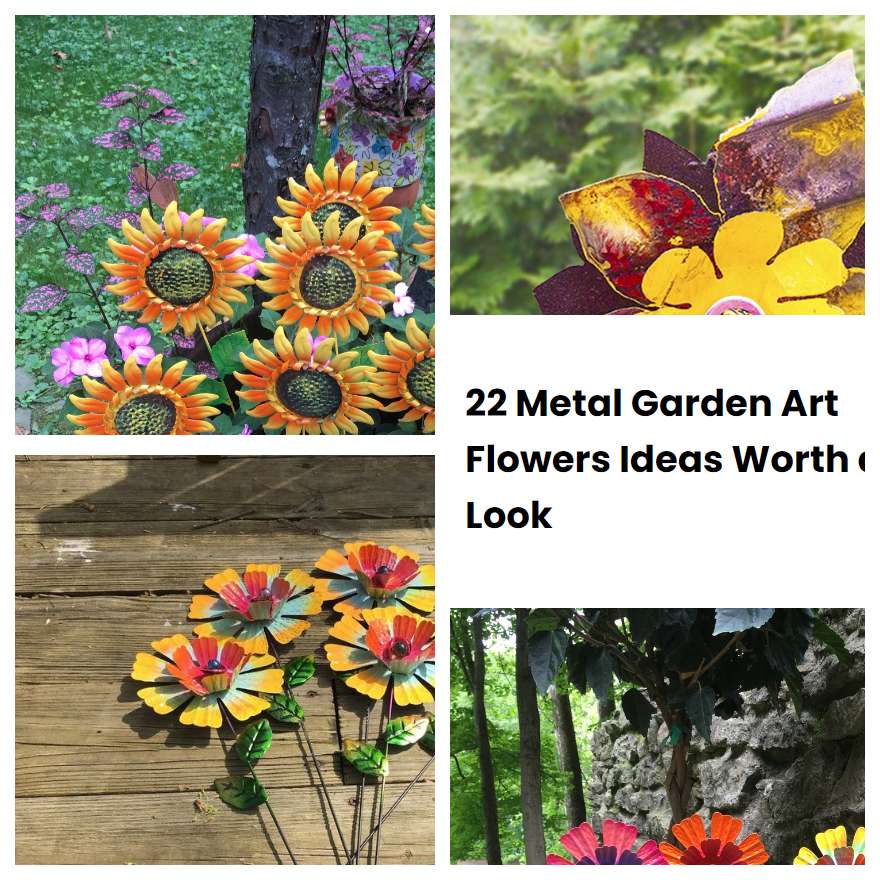 22 Metal Garden Art Flowers Ideas Worth a Look