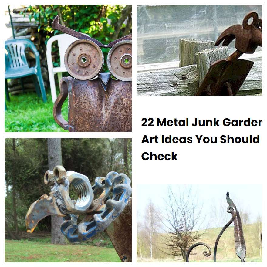 22 Metal Junk Garden Art Ideas You Should Check