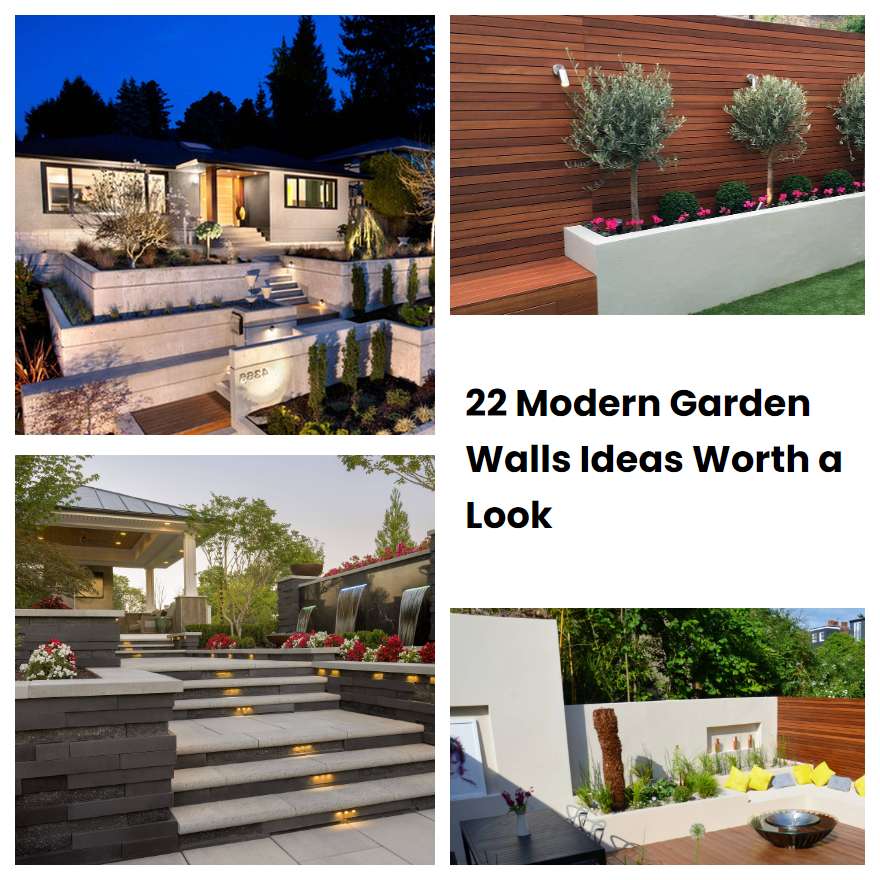 22 Modern Garden Walls Ideas Worth a Look