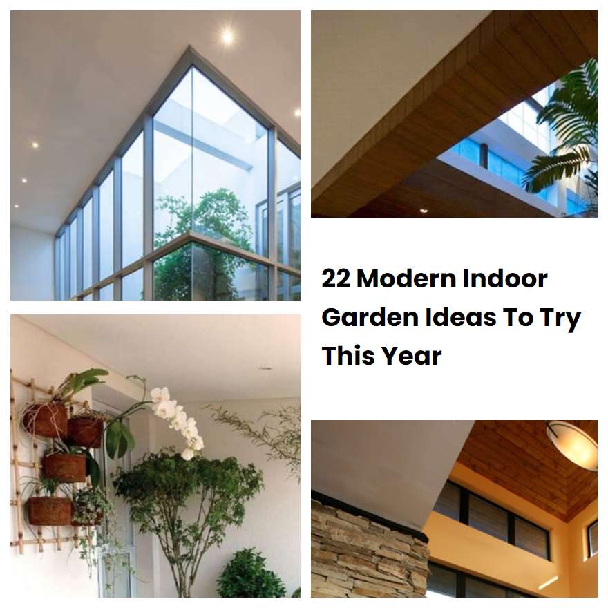 22 Modern Indoor Garden Ideas To Try This Year