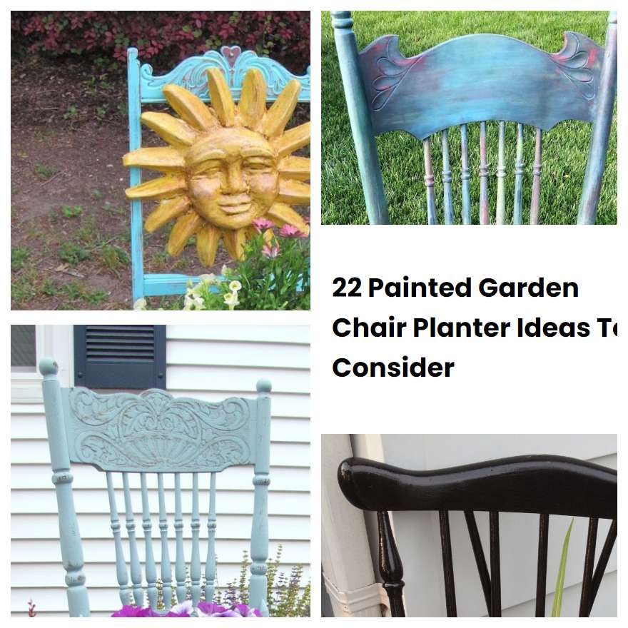 22 Painted Garden Chair Planter Ideas To Consider SharonSable