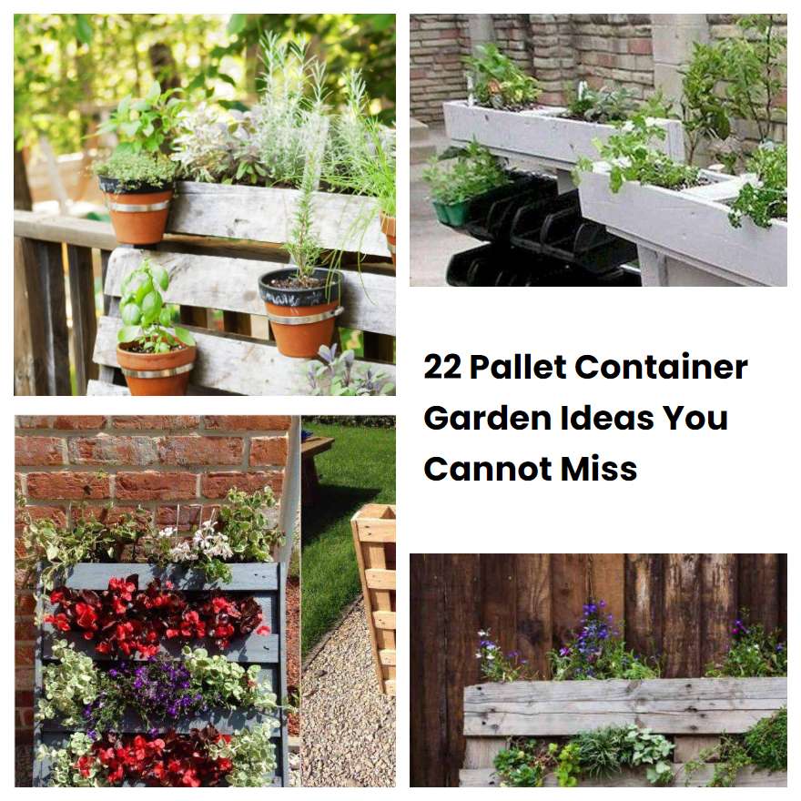 22 Pallet Container Garden Ideas You Cannot Miss SharonSable