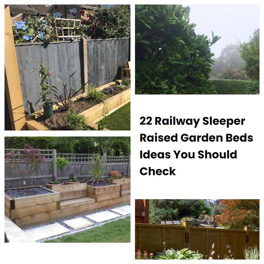 22 Railway Sleeper Raised Garden Beds Ideas You Should Check SharonSable