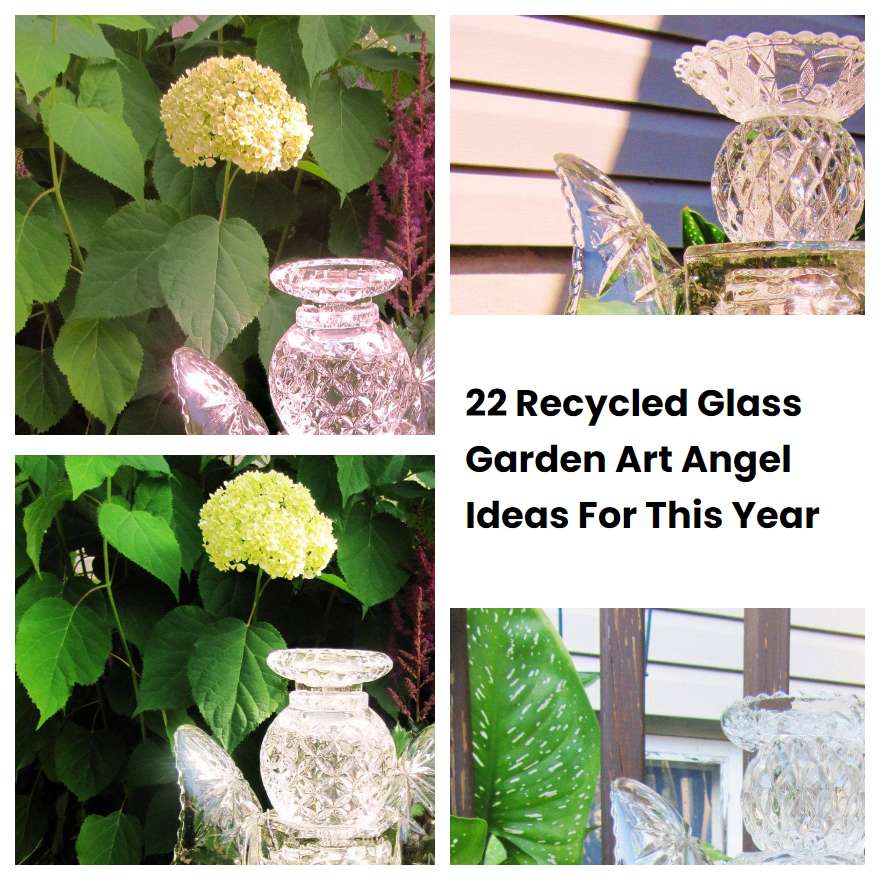 22 Recycled Glass Garden Art Angel Ideas For This Year