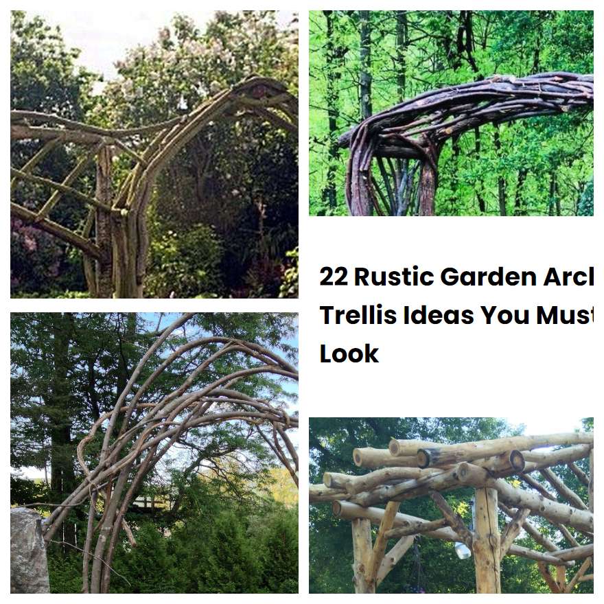 22 Rustic Garden Arch Trellis Ideas You Must Look