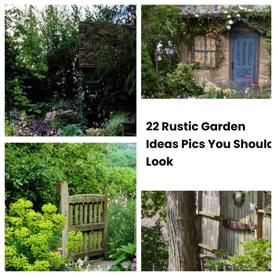 22 Rustic Garden Ideas Pics You Should Look SharonSable