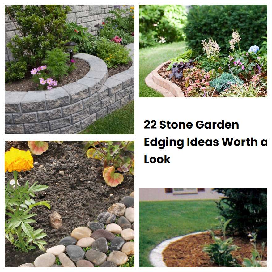 22 Stone Garden Edging Ideas Worth a Look SharonSable