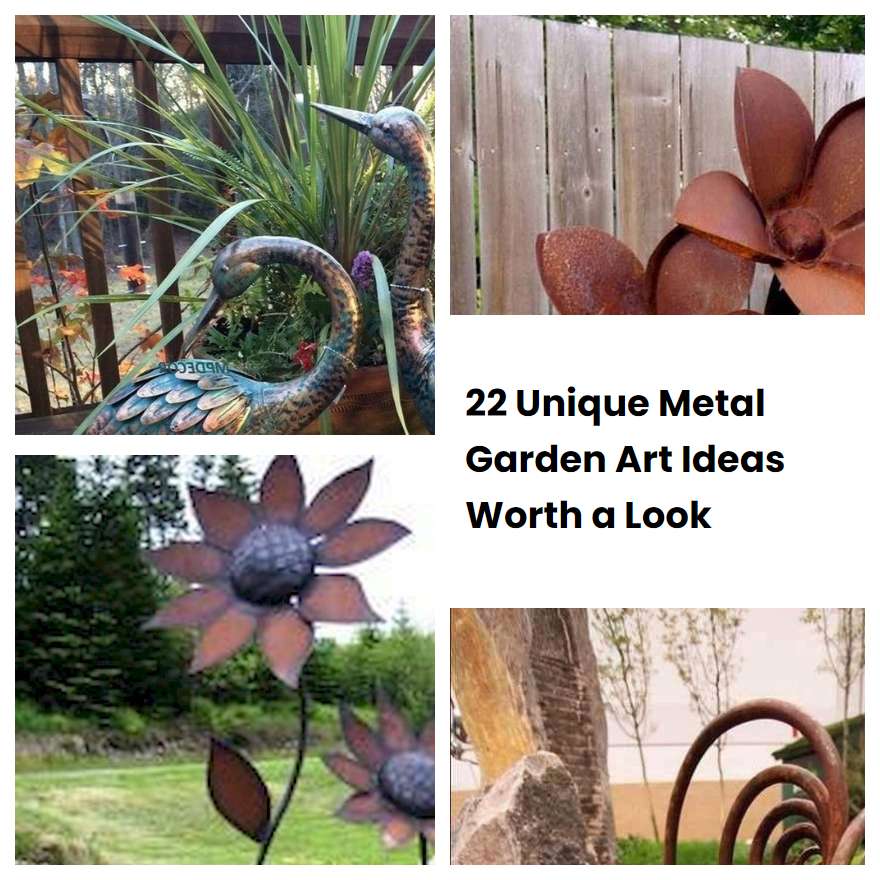 22 Unique Metal Garden Art Ideas Worth a Look SharonSable