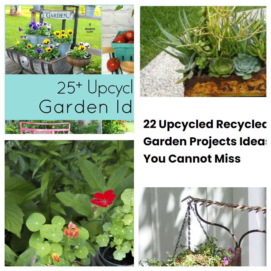 22 Upcycled Recycled Garden Projects Ideas You Cannot Miss