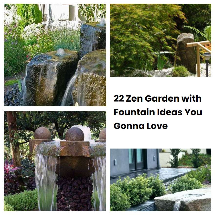 22 Zen Garden with Fountain Ideas You Gonna Love