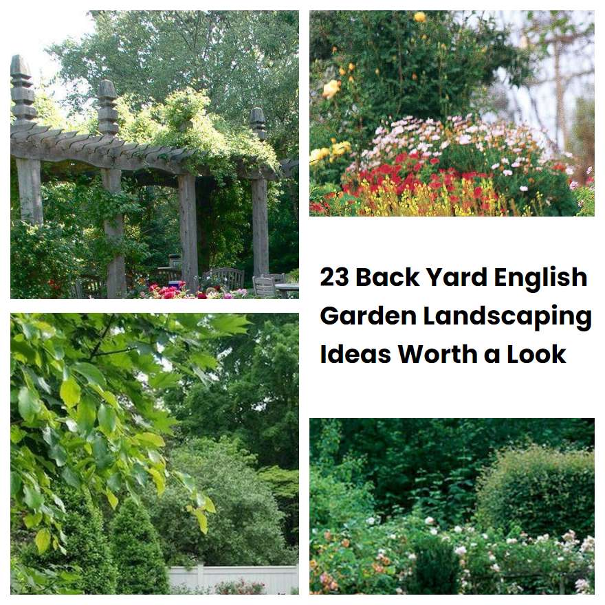 23 Back Yard English Garden Landscaping Ideas Worth a Look