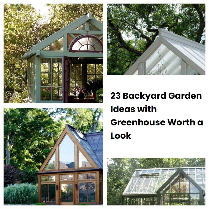 23 Backyard Garden Ideas with Greenhouse Worth a Look SharonSable