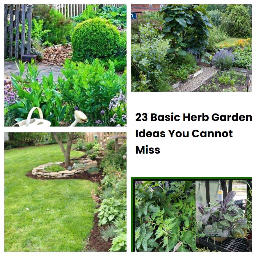 23 Basic Herb Garden Ideas You Cannot Miss SharonSable