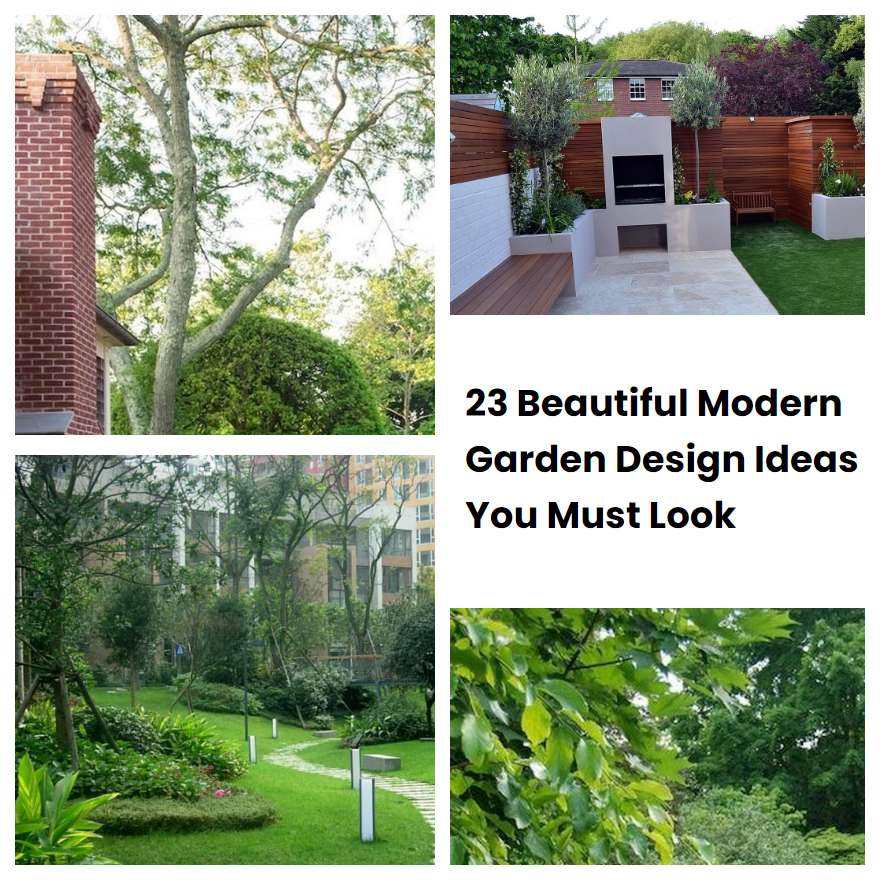 23 Beautiful Modern Garden Design Ideas You Must Look