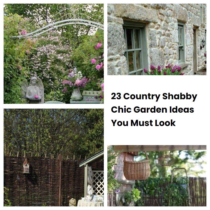 23 Country Shabby Chic Garden Ideas You Must Look