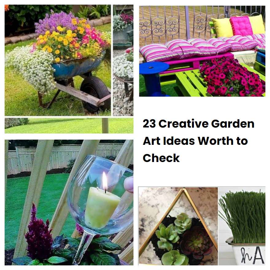 23 Creative Garden Art Ideas Worth to Check SharonSable
