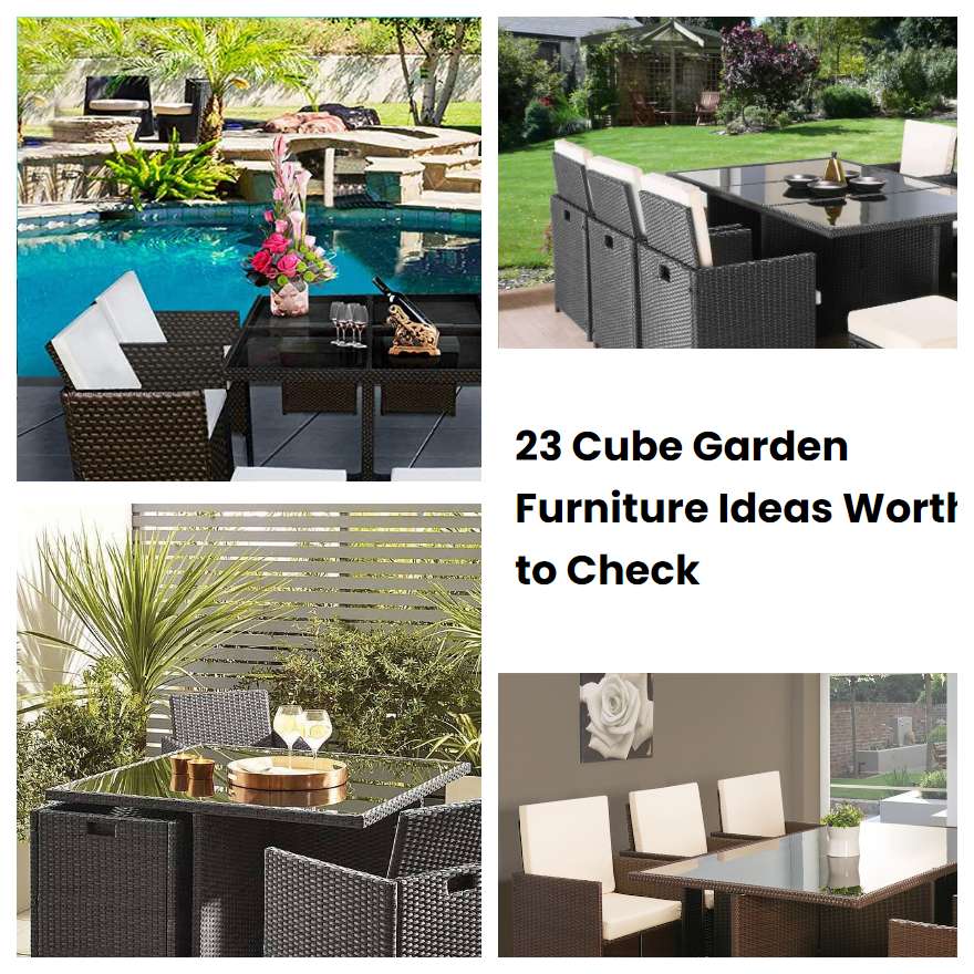 23 Cube Garden Furniture Ideas Worth to Check SharonSable